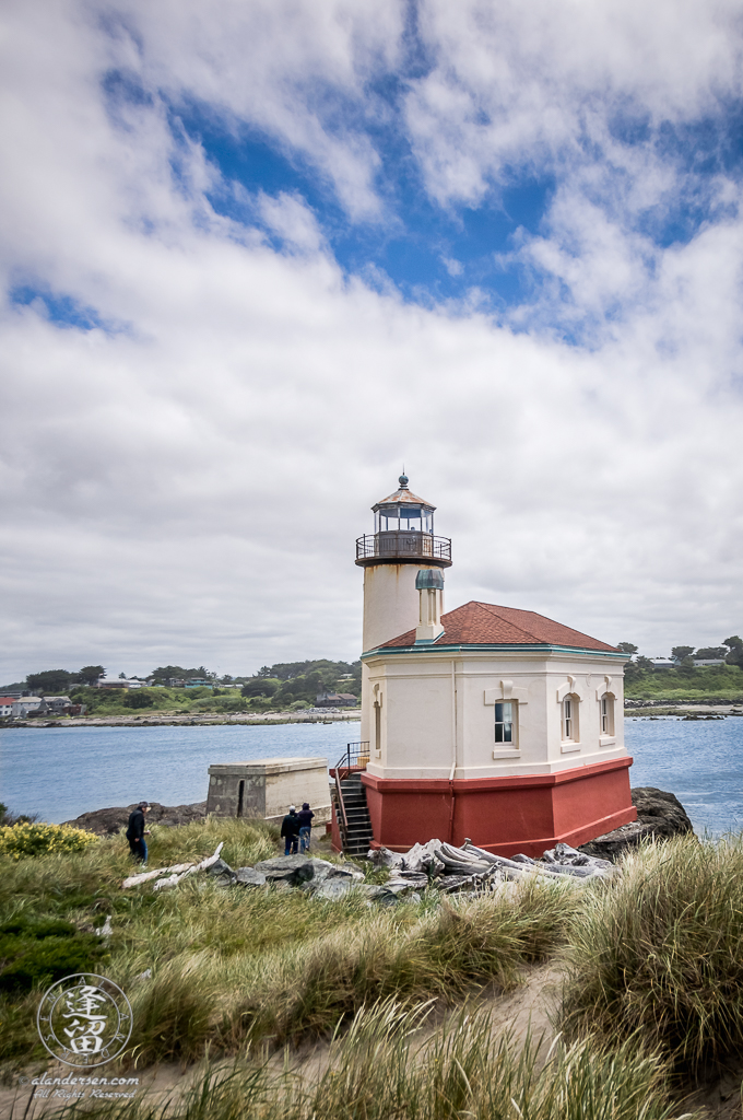 Lighthouse by the Coquille River.