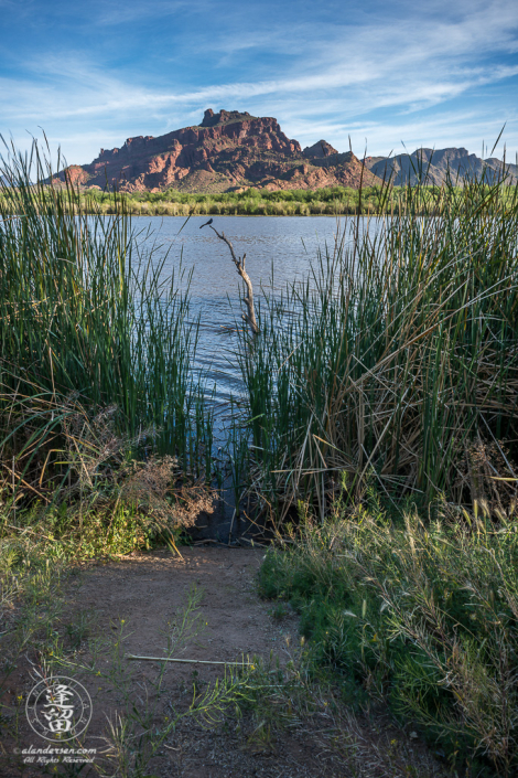 Early morning by Red Mountain and Salt River.
