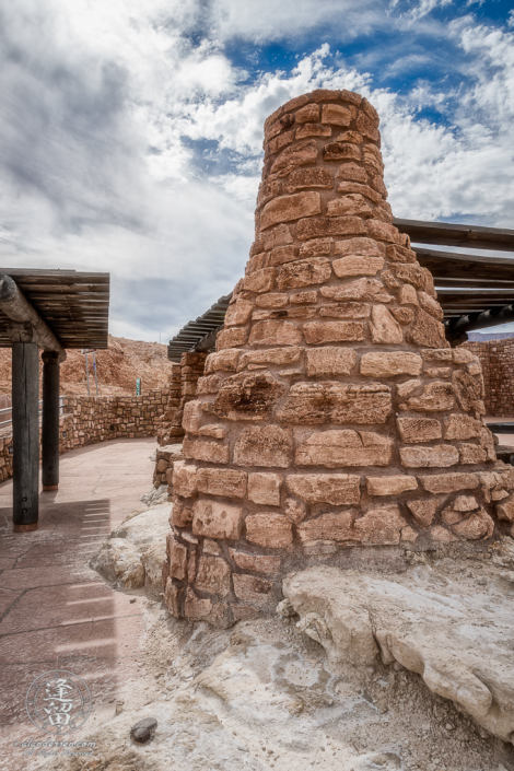 Outdoor Kiva stove at the Navajo Bridge Interpretive Center in Marble Canyon, Arizona.