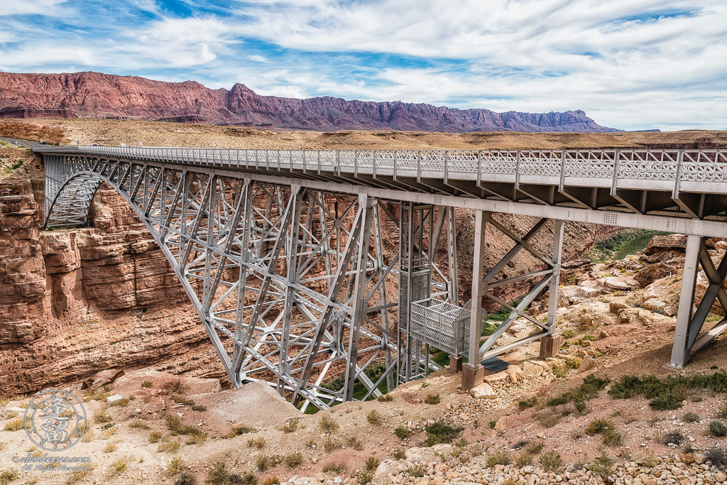The newer Navajo bridge on US-89a spanning Marble Canyon in Northern Arizona.