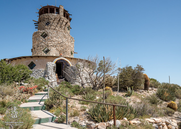 Desert View Tower, off of Interstate 8 at the top of the pass in the In-Ko-Pah Mountains of Jacumba, California.
