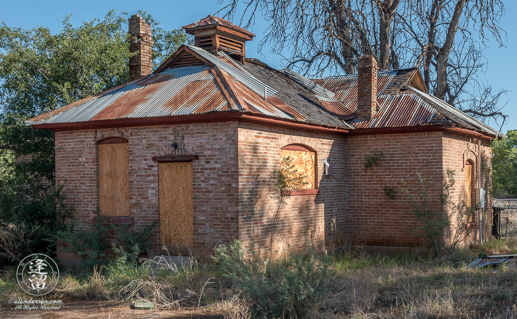 The Commissary, circa 2016, at the Lil Boquillas Ranch property situated in the San Pedro Riparian National Conservation Area near Fairbank, Arizona.