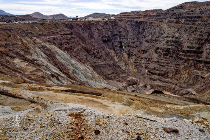 Lavender Pit copper mine in Bisbee, Arizona.