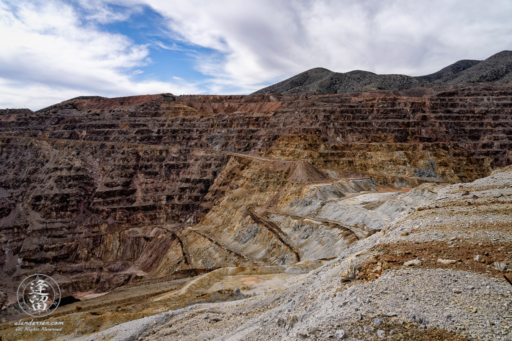 The Lavender Pit copper mine in Bisbee, Arizona.