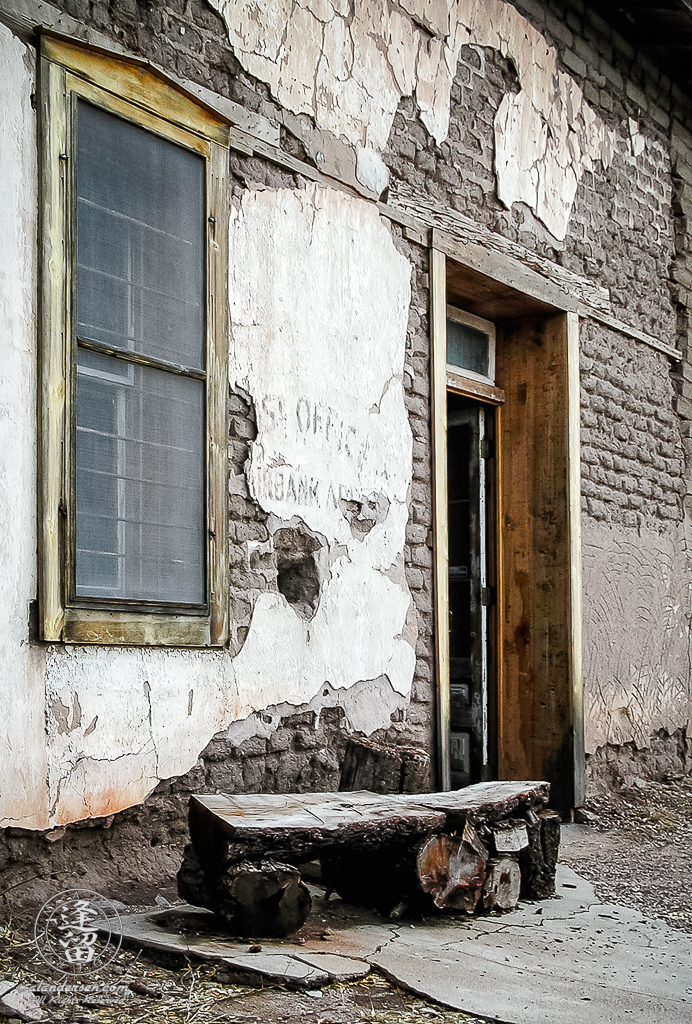 U.S. Post Office ruins at the ghost town of Fairbank in Arizona.