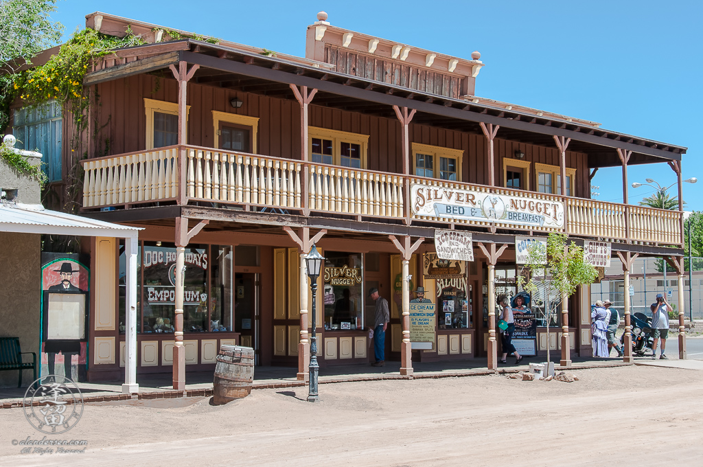 Restored old Western brothel called the Silver Nugget.