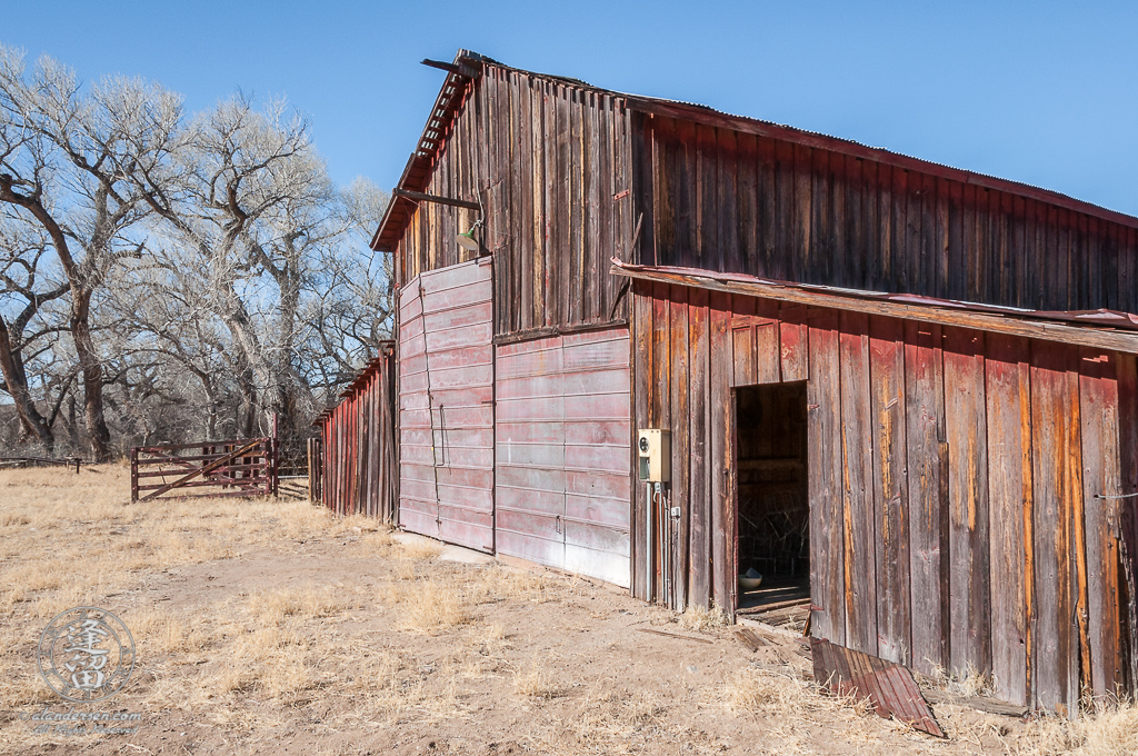 East side of Barn at the Lil Boquillas Ranch property near Fairbank, Arizona.