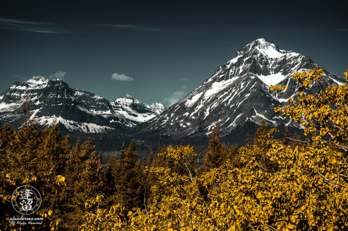 Lone Wolf Mountain near Lower Two Medicine Lake.