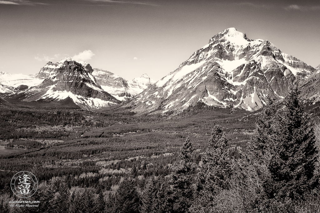 Lone Wolf Mountain near Lower Two Medicine Lake.