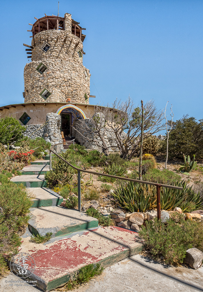 Desert View Tower, off of Interstate 8 at the top of the pass in the In-Ko-Pah Mountains of Jacumba, California.