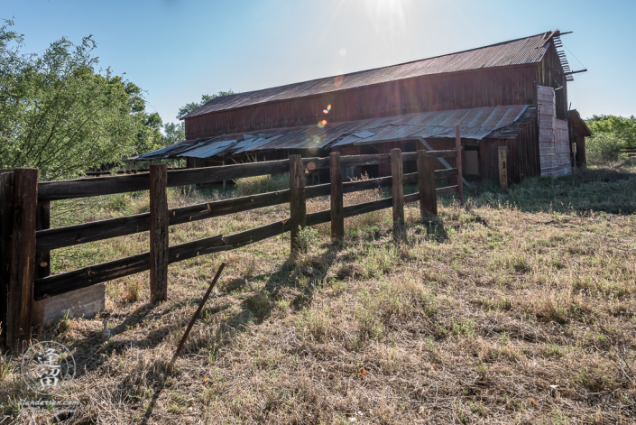 Corral and feeding station on West side of the Barn at the Lil Boquillas Ranch property near Fairbank, Arizona.