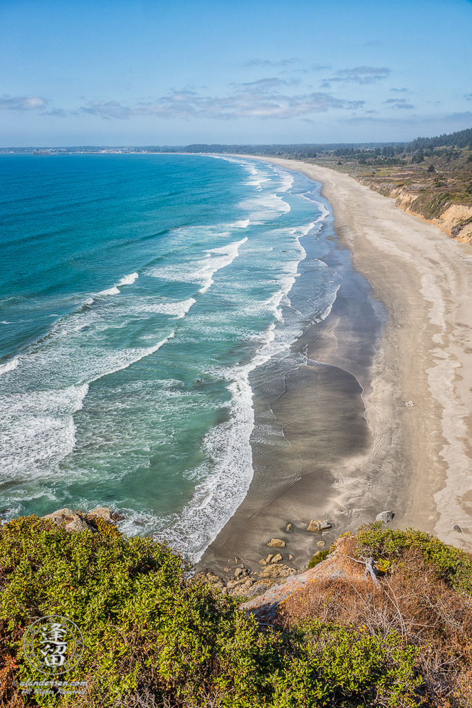 View of Crescent Beach just South of Crescent City in Northern California.