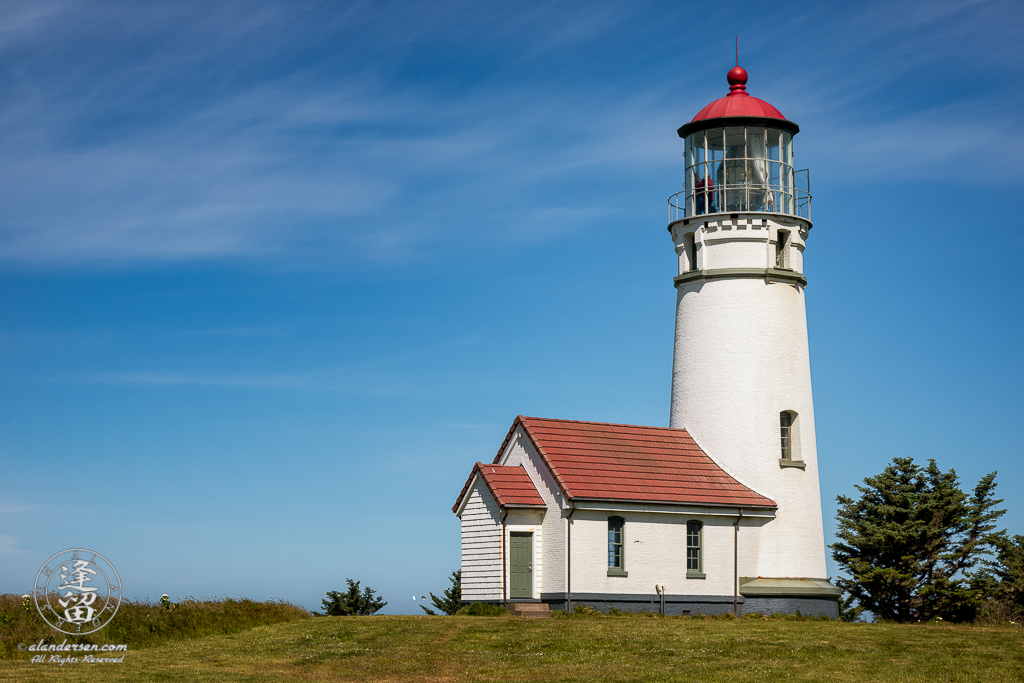 Scenic view of Cape Blanco Light house at Cape Blanco State Park, Northwest of Port Orford in Oregon.