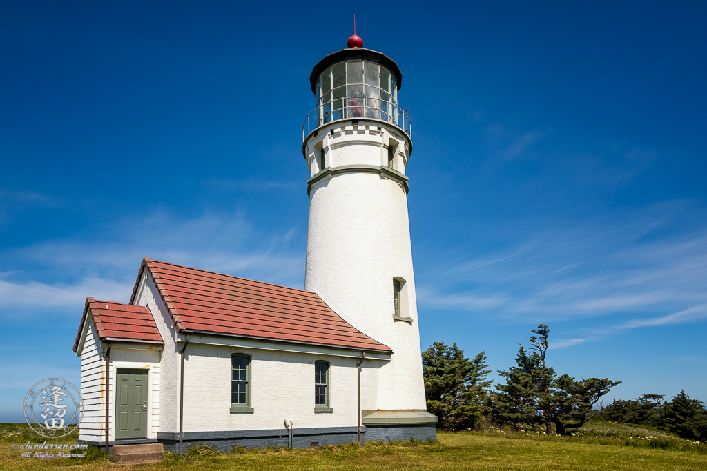 Scenic view of Cape Blanco Light house at Cape Blanco State Park, Northwest of Port Orford in Oregon.