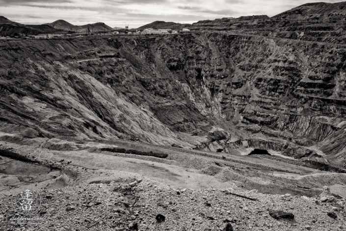 The Lavender Pit copper mine in Bisbee, Arizona.