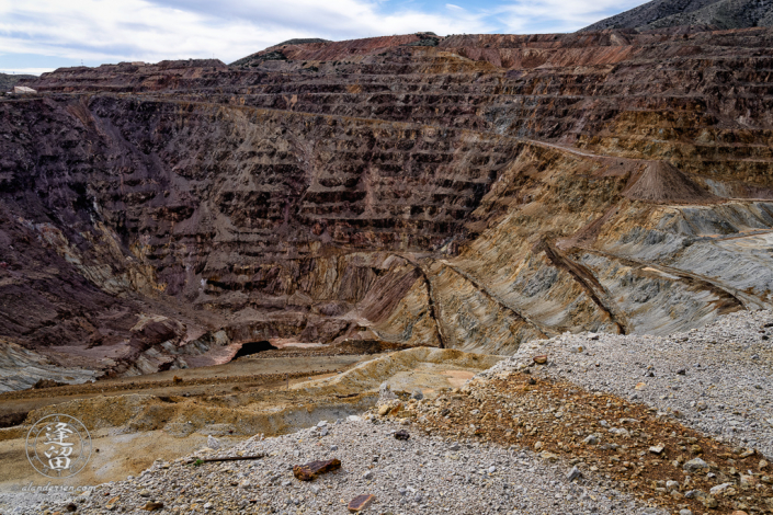 The Lavender Pit copper mine in Bisbee, Arizona.