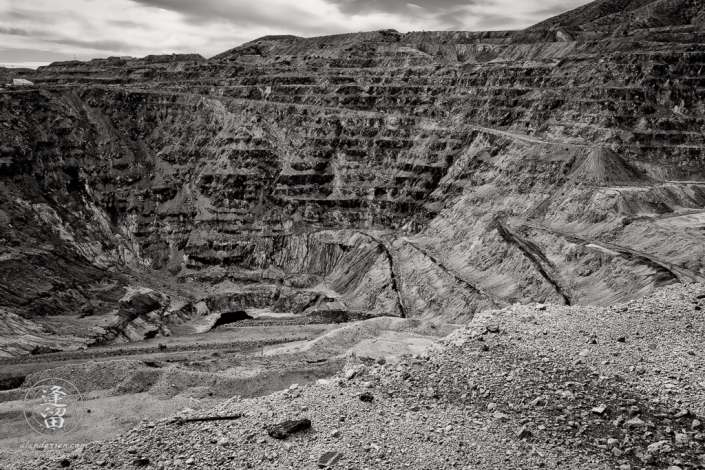 The Lavender Pit copper mine in Bisbee, Arizona.