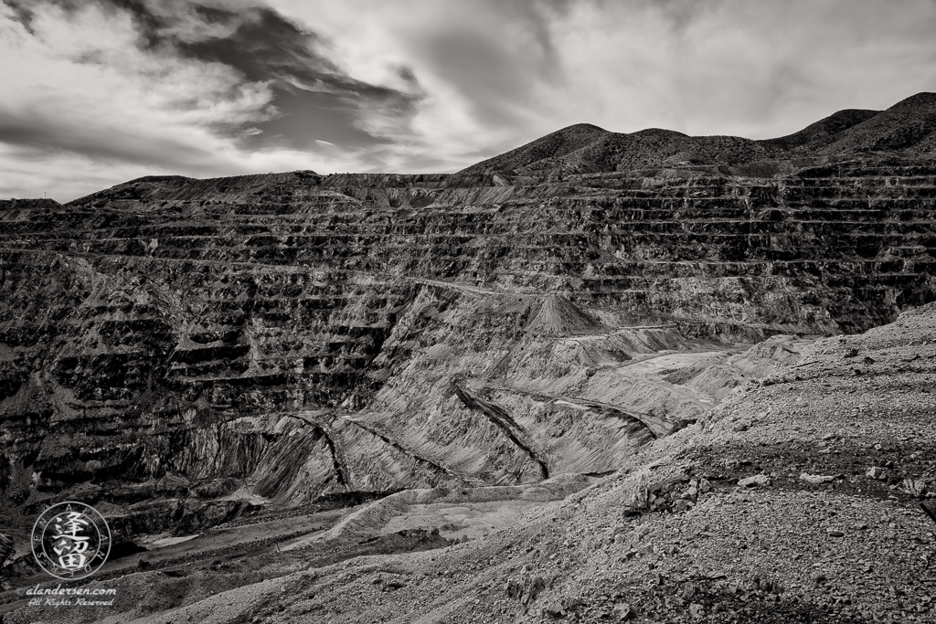 The Lavender Pit copper mine in Bisbee, Arizona.